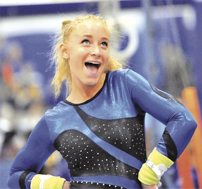 hornets edge minnetonka high school gymnasts in lake dual meet