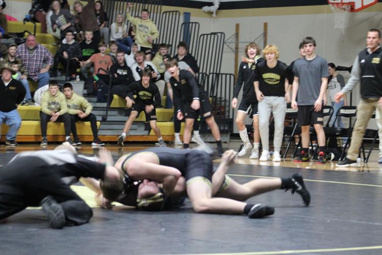 CaledoniaHouston wrestling falls just short to Aquinas Sports