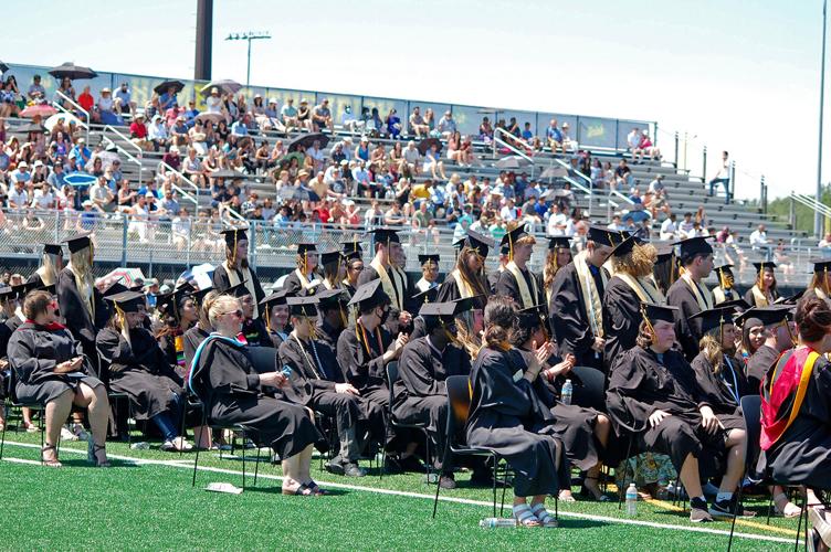 A convocation of graduating Apple Valley High School Eagles Free