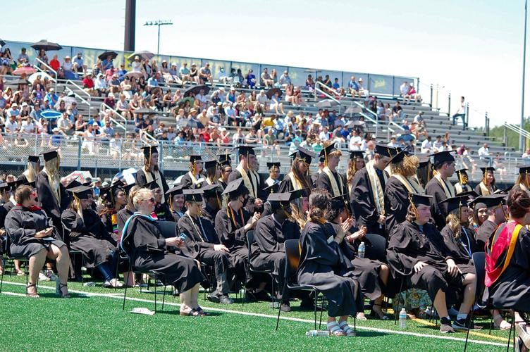 A convocation of graduating Apple Valley High School Eagles Free
