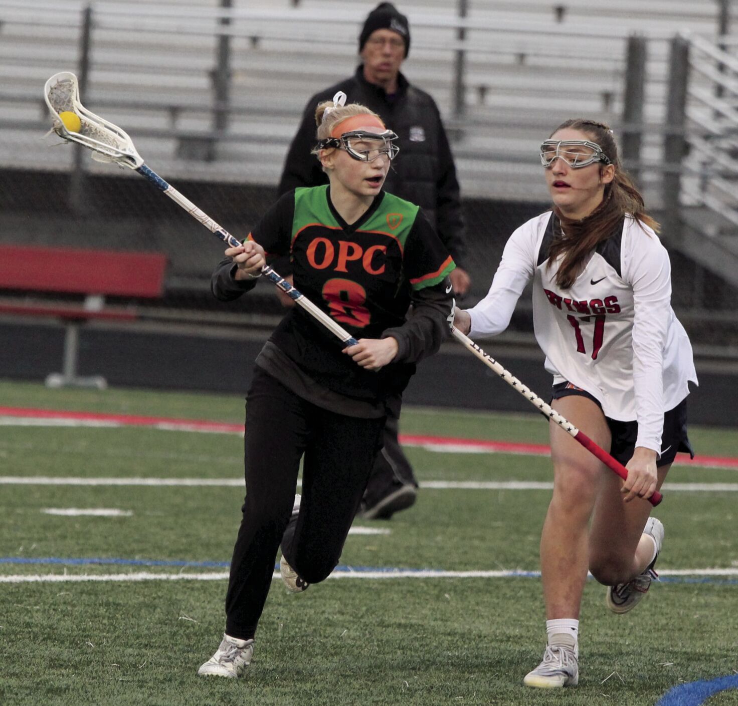 OPC girls lacrosse collects 2 conference wins