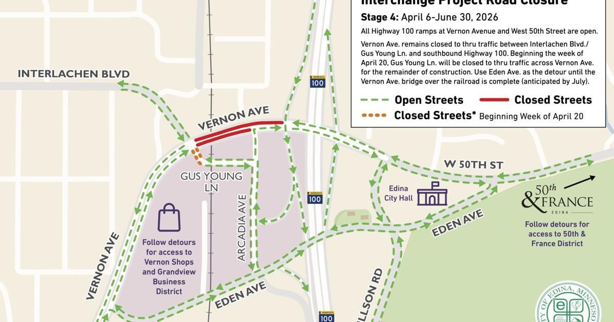 Highway 100 project: Construction resumes on final project phase | Free ...