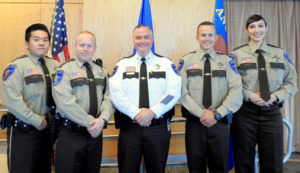 Sheriff Stuart swears in new staff at ACSO