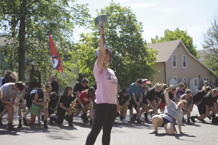 From rehearsal to the streets Running with the Marching Wolves
