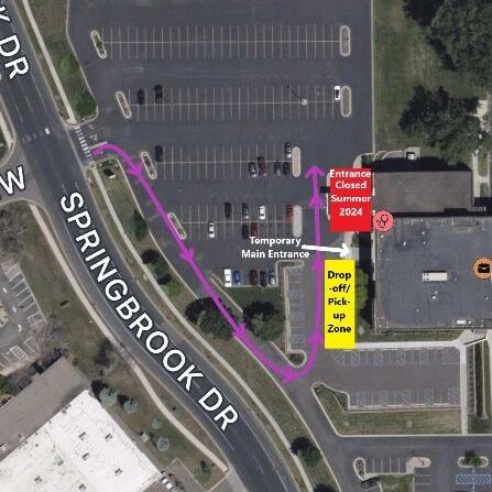 Allina Health Coon Rapids Clinic main entrance closed due to construction - Vimarsana News