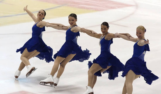 Elk River figure skating trio skates with synchro team at French Cup ...