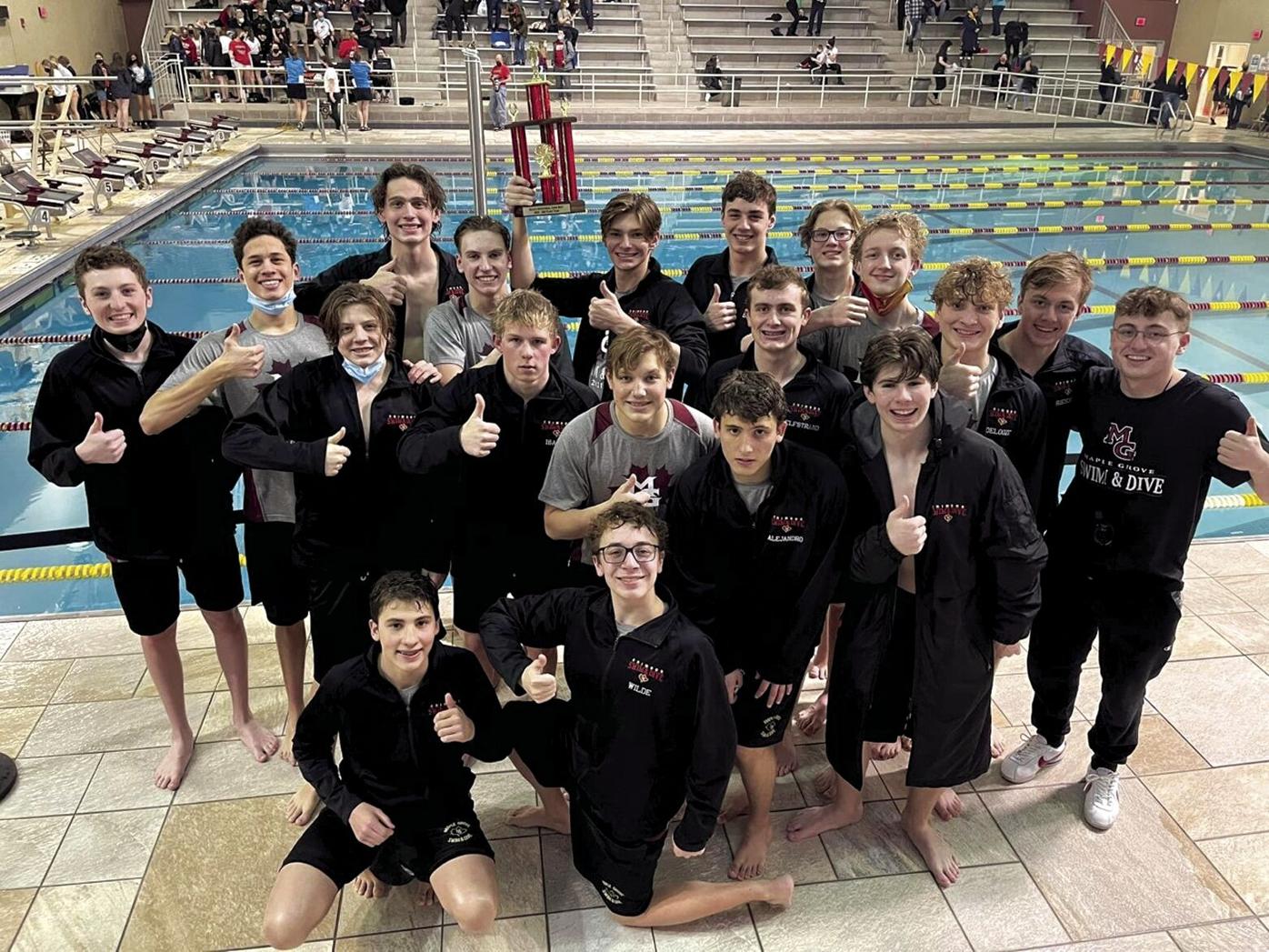 Maple Grove swim, dive takes 2nd in Duluth