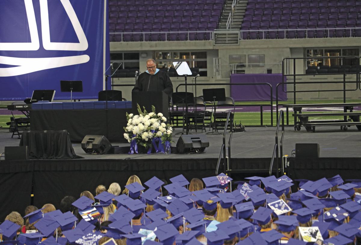 High School graduates turn the tassel at U.S. Bank Stadium