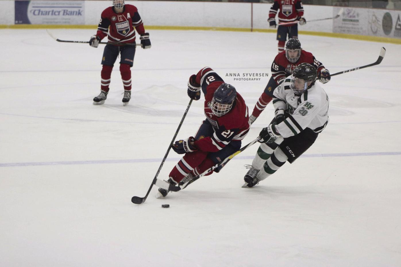 a win and a loss on the ice for orono hockey orono hometownsource com
