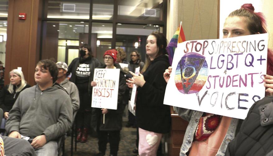 Farmington School Board, district challenged over LGBTQ+ sign removal