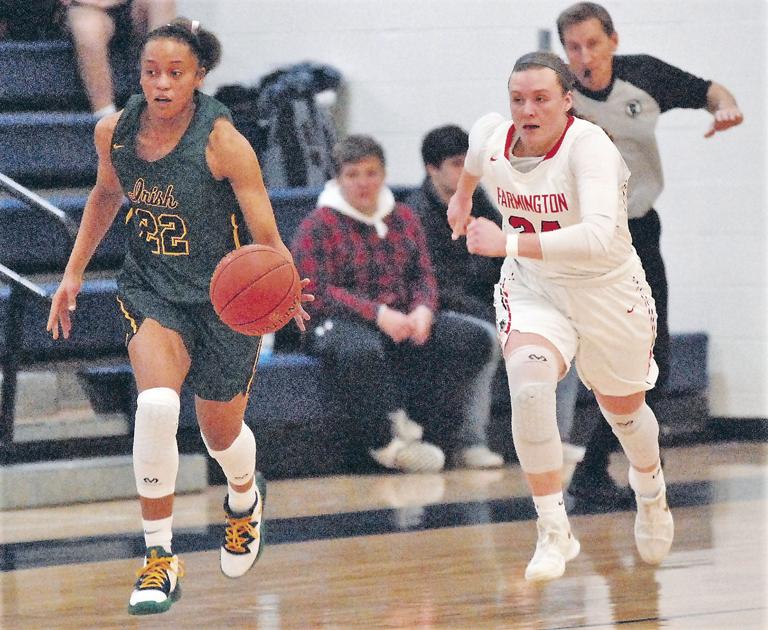 Irish Girls Nudge Into Ssc Basketball Lead Farmington