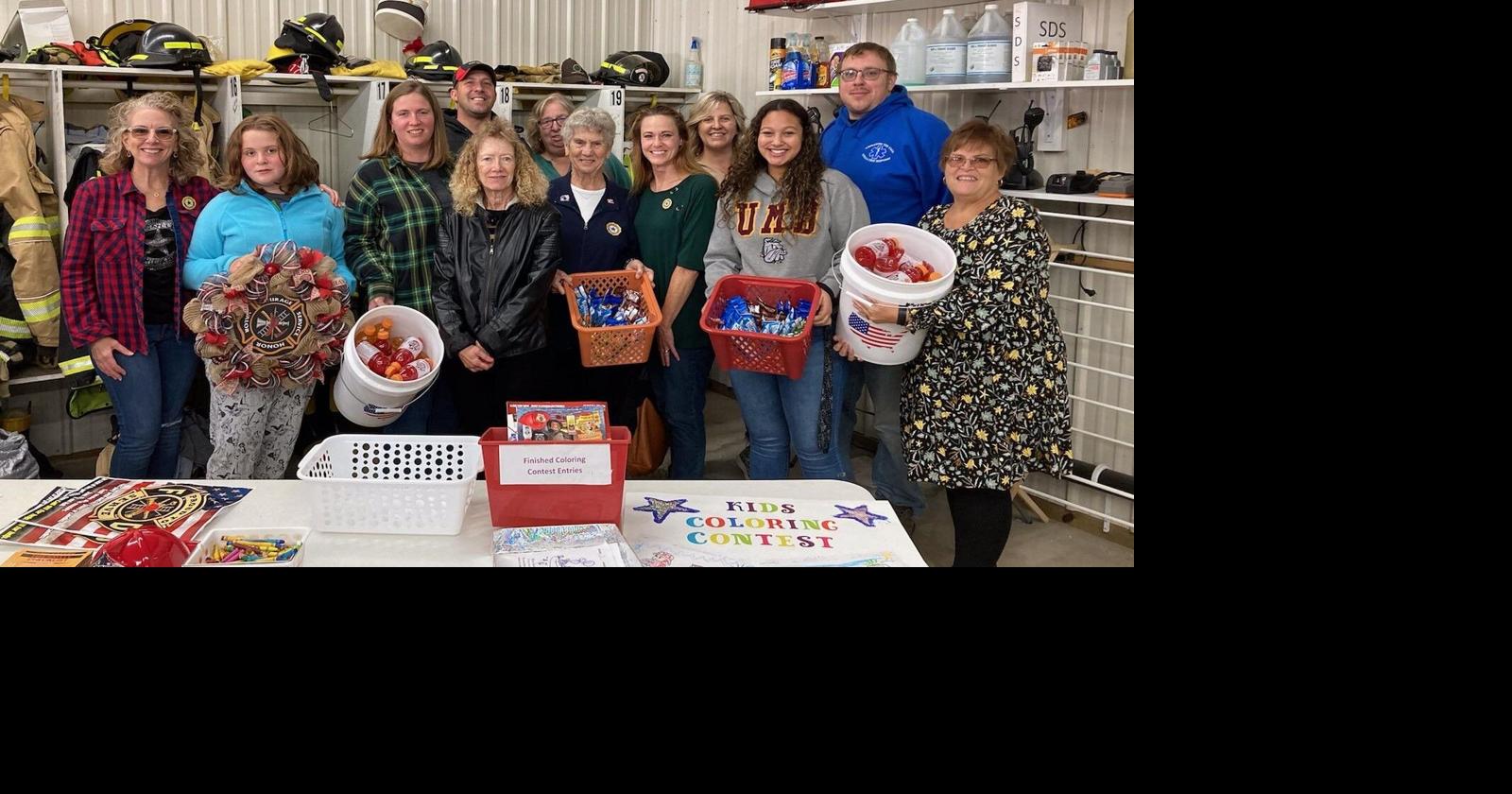 Upsala Legion Auxiliary shows appreciation to Fire Department, First
