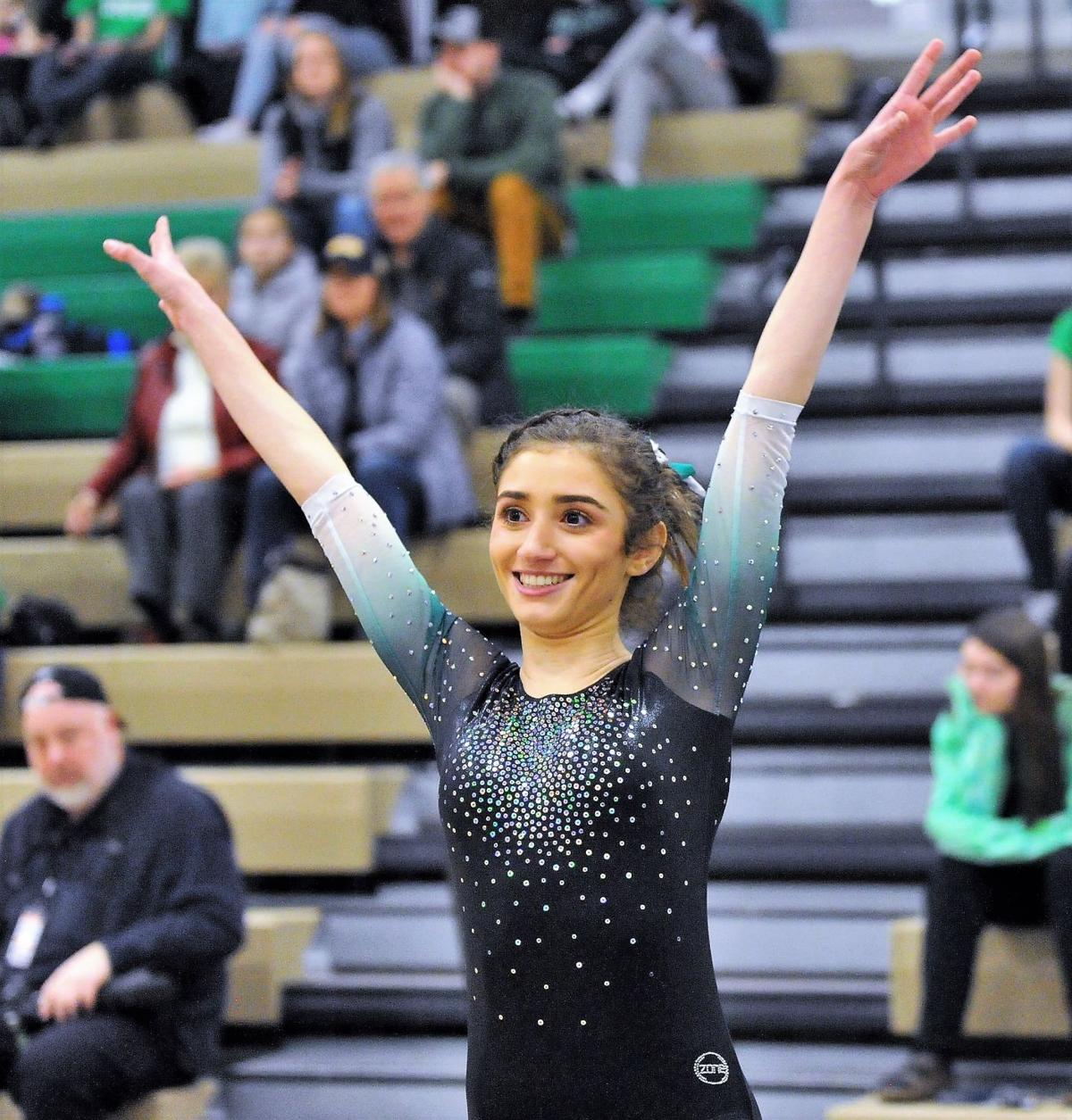 hornets edge minnetonka gymnasts in lake dual meet edina