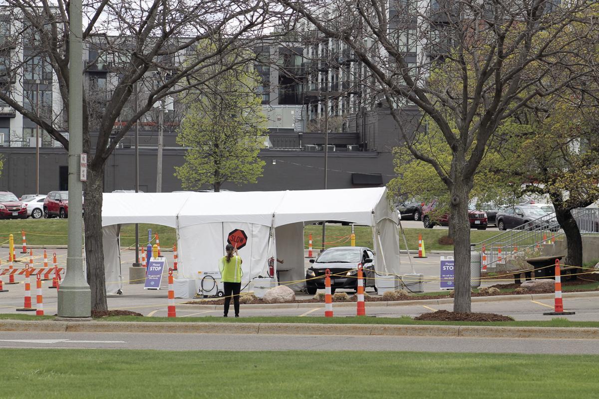 Drivethrough COVID19 testing facility opens in St. Louis Park Free