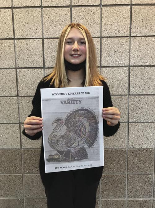 Braham student wins second-place in StarTribune turkey coloring contest