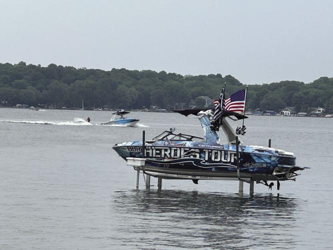 Wake surfing draws crowds at Spirit of the Lakes Community