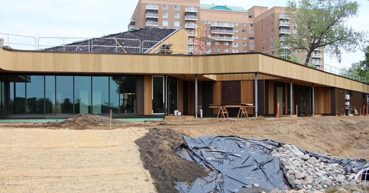 PHOTOS: New visitors center at Wood Lake Nature Center taking shape in Richfield