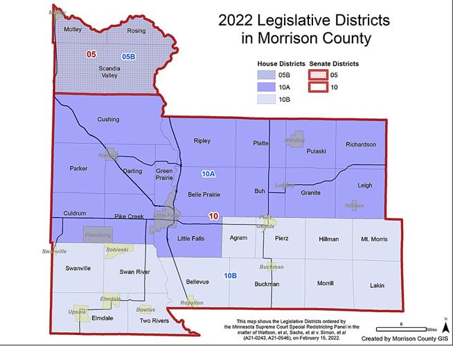 Morrison County Plat Map Redistricting Signals Changes For Morrison County Voters News Hometownsource Com