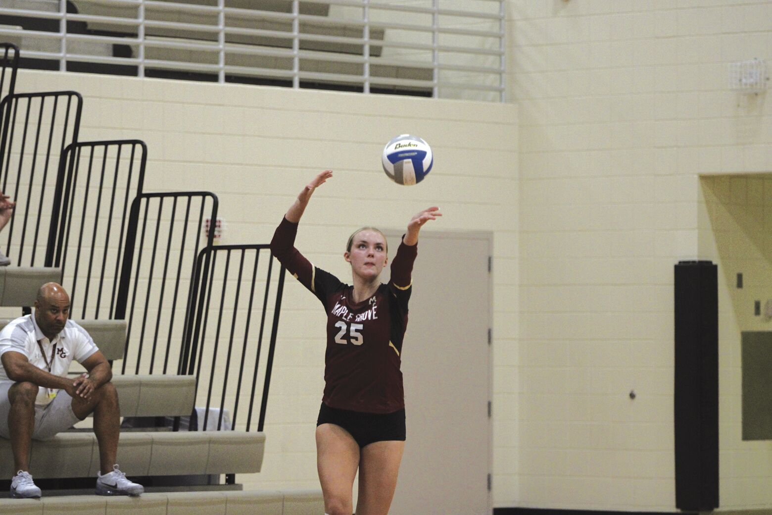 Maple Grove volleyball loses top 10 battle against Champlin Park