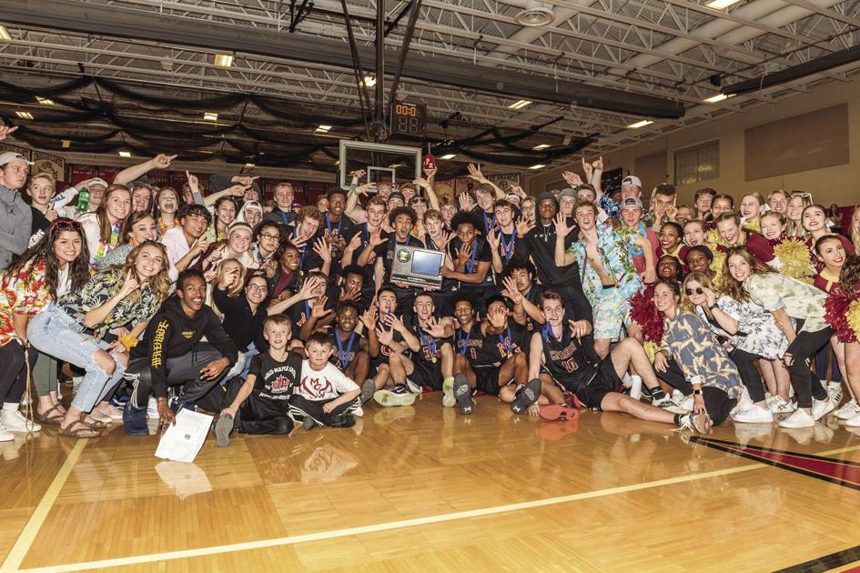 Crimson Boys Nip Buffalo For 5th Straight Section Basketball Title