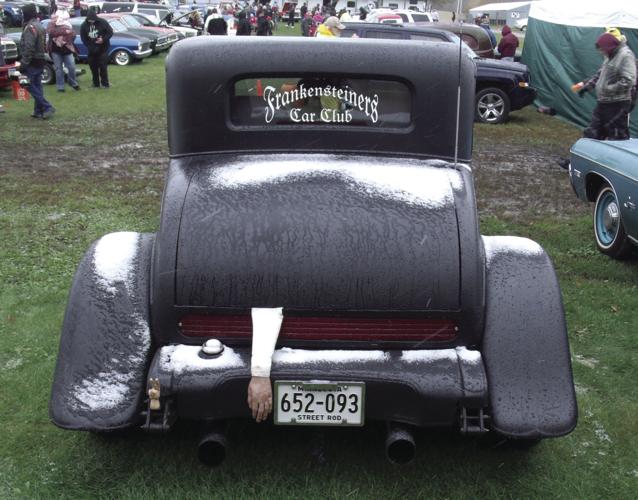 Hundreds of vehicles on display during Frankensteiners Ball Community