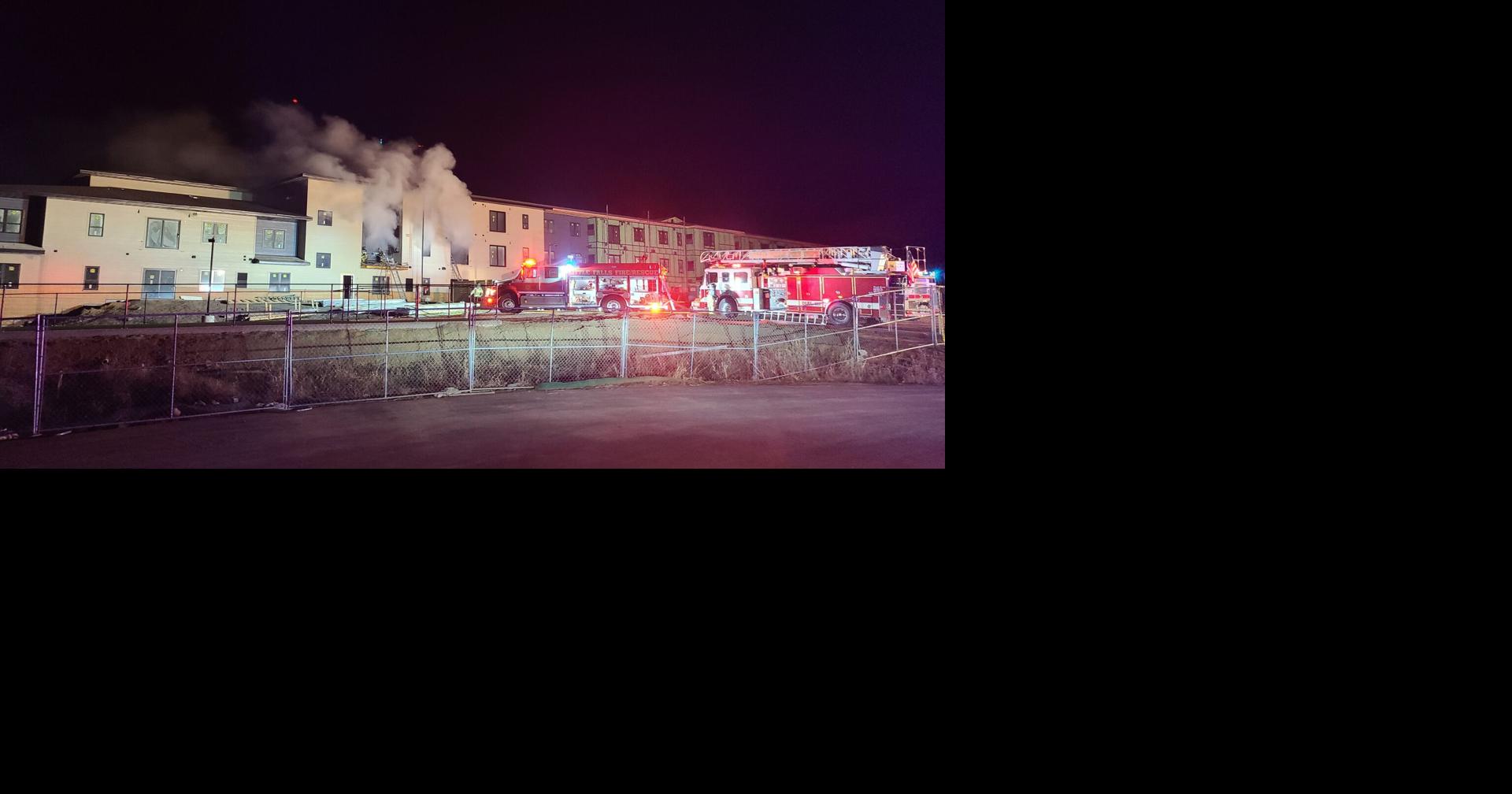 Fire damages under-construction apartment building in Little Falls ...