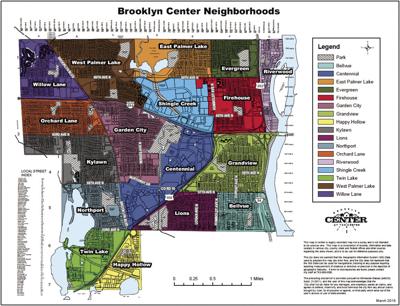 Map Of Brooklyn Center Brooklyn Center To Host Neighborhood Engagement Meetings | Free |  Hometownsource.com