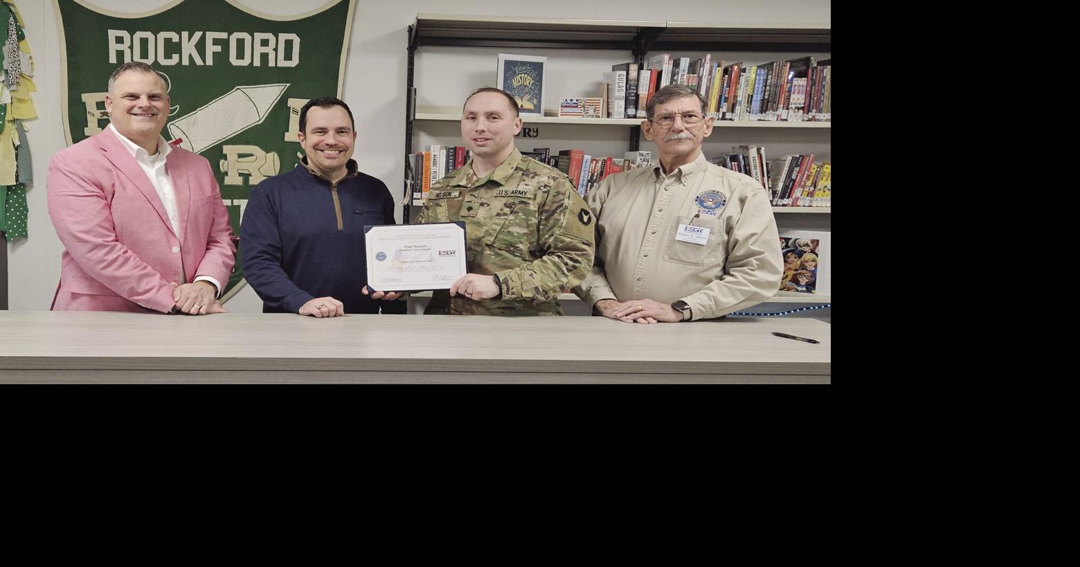 Rockford High School Principal honored with Patriot Award | Free ...