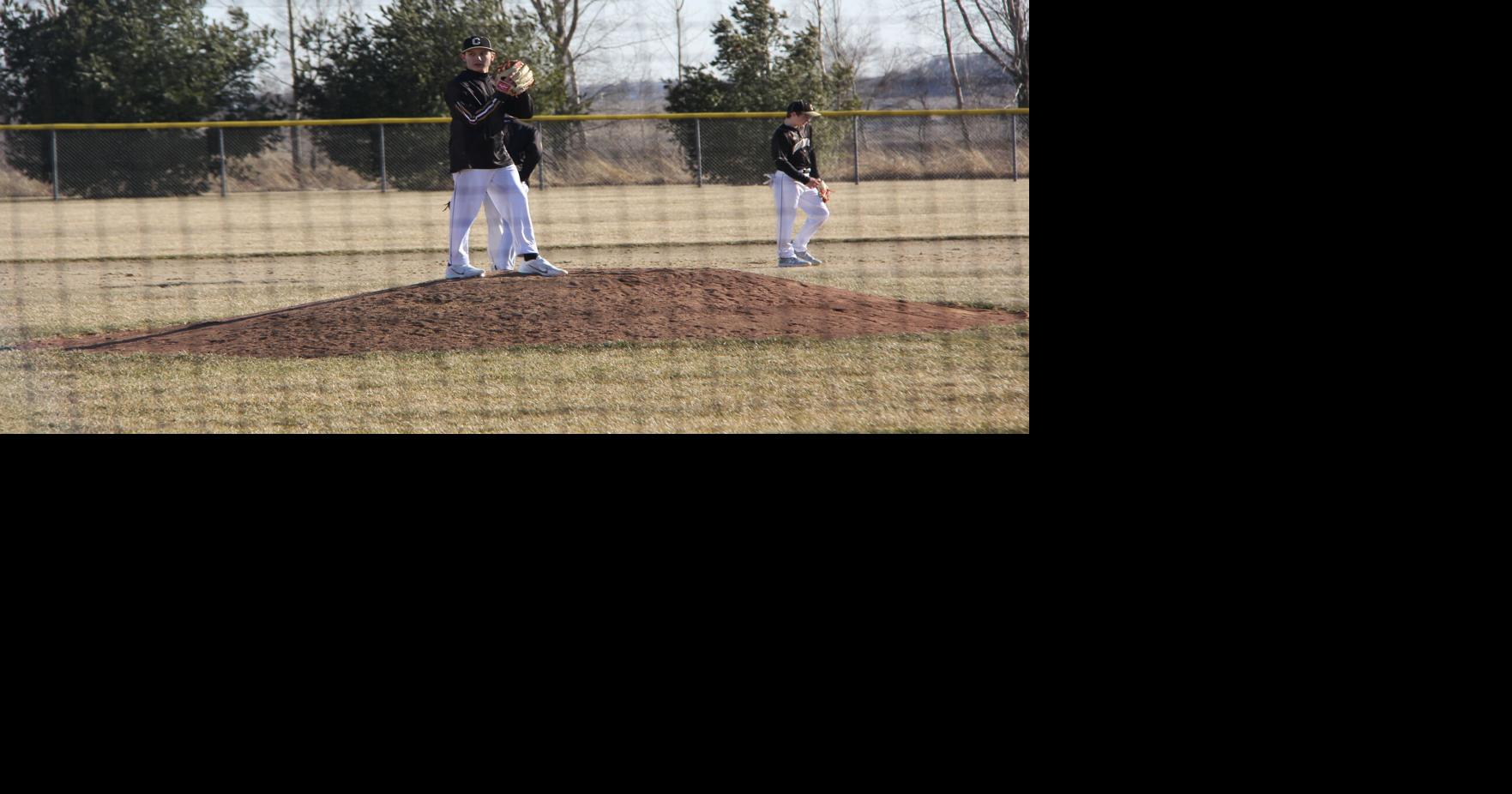 2023 JV baseball Caledonia pitcher