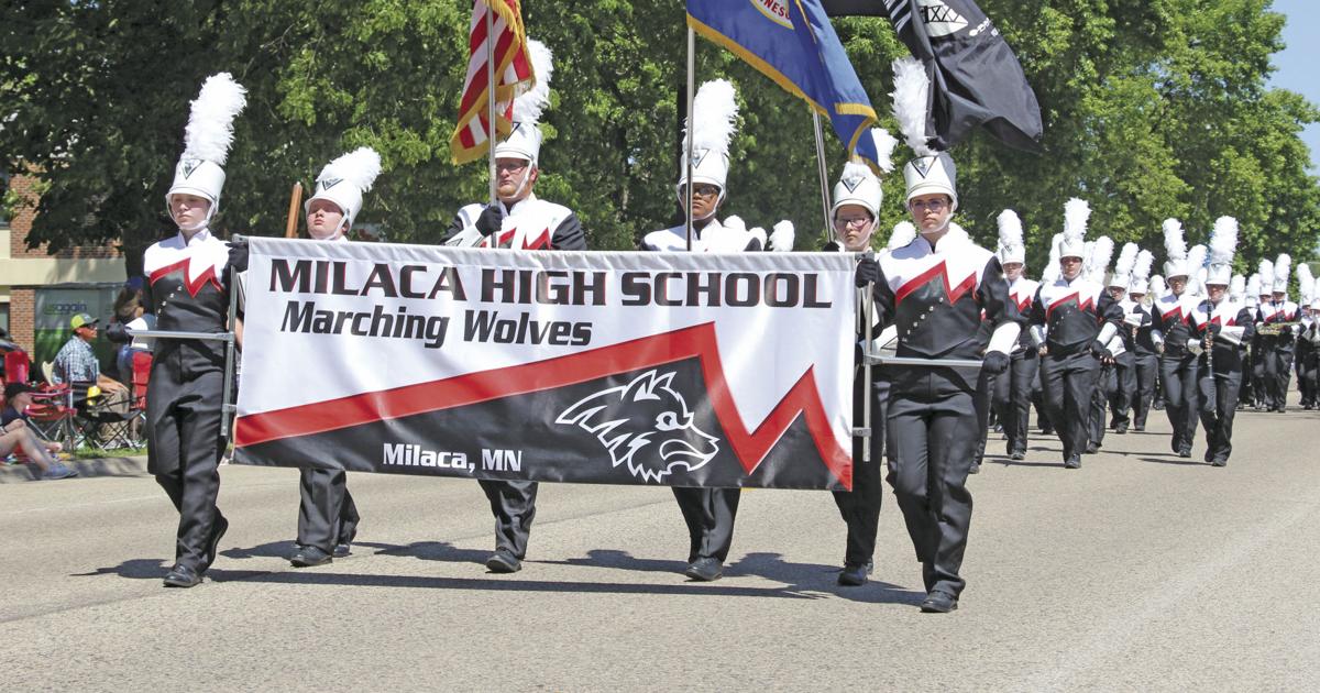 Milaca High School Marching Band scores big with debut 2019 performance