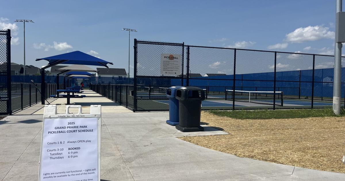Grand Prairie Park pickleball courts open for play