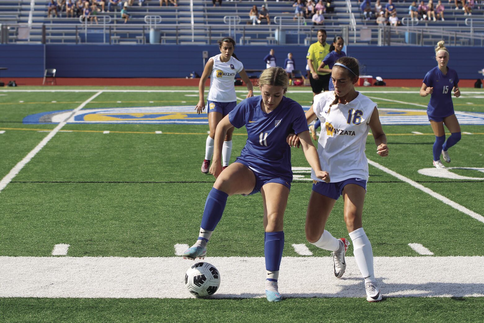 STMA girls soccer falls to Lake Conference foes