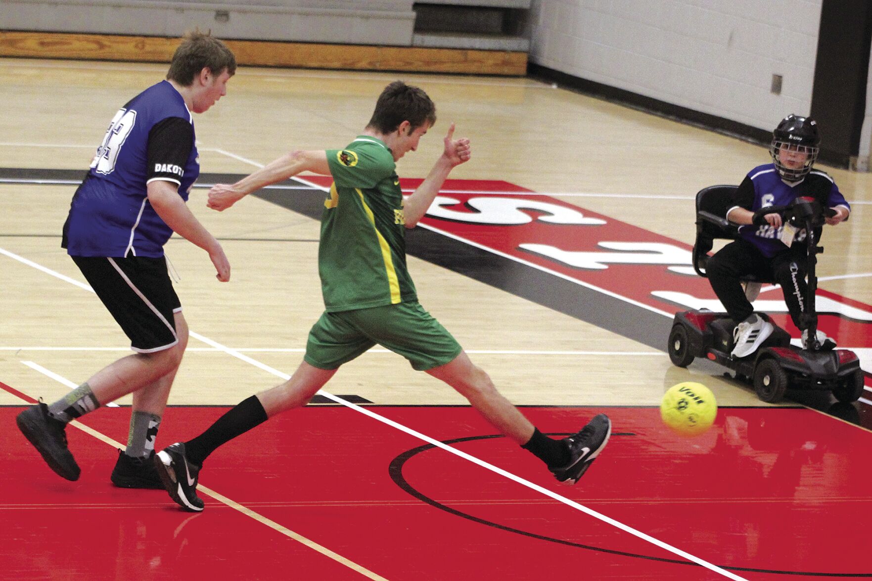 PI adapted soccer team battles to consolation final