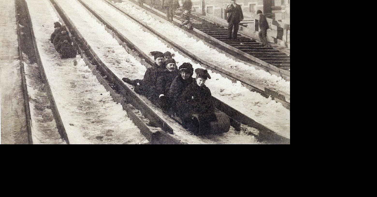 Stillwater history Toboggan slide Community
