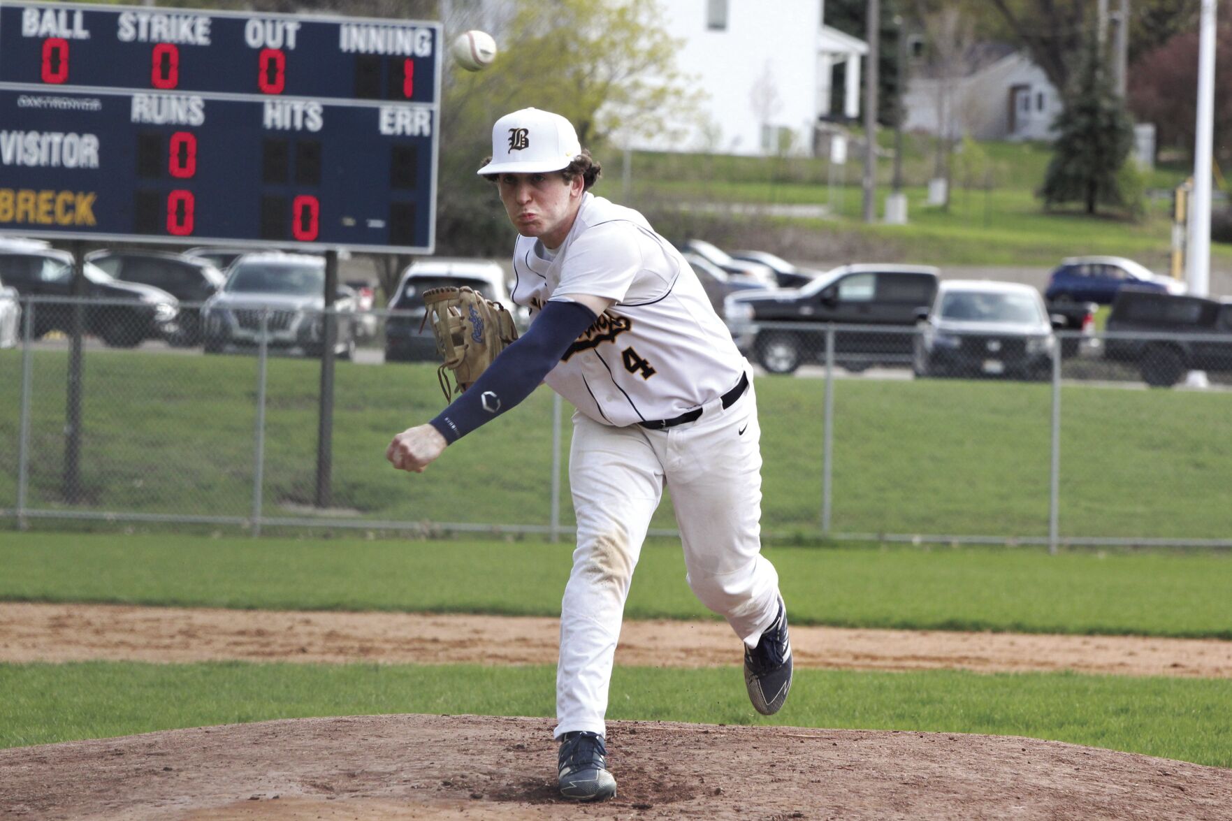 Breck baseball dominates in pair of conference wins