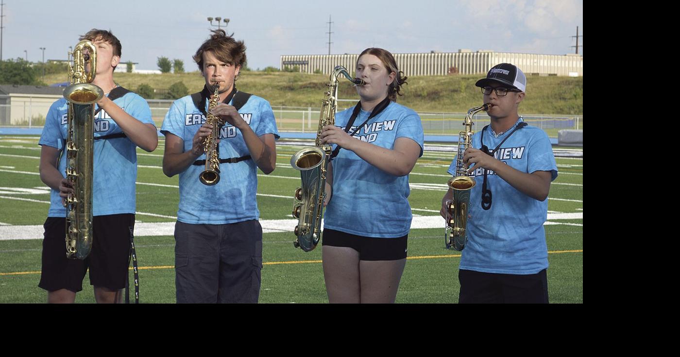 Eastview band performs at March On Free