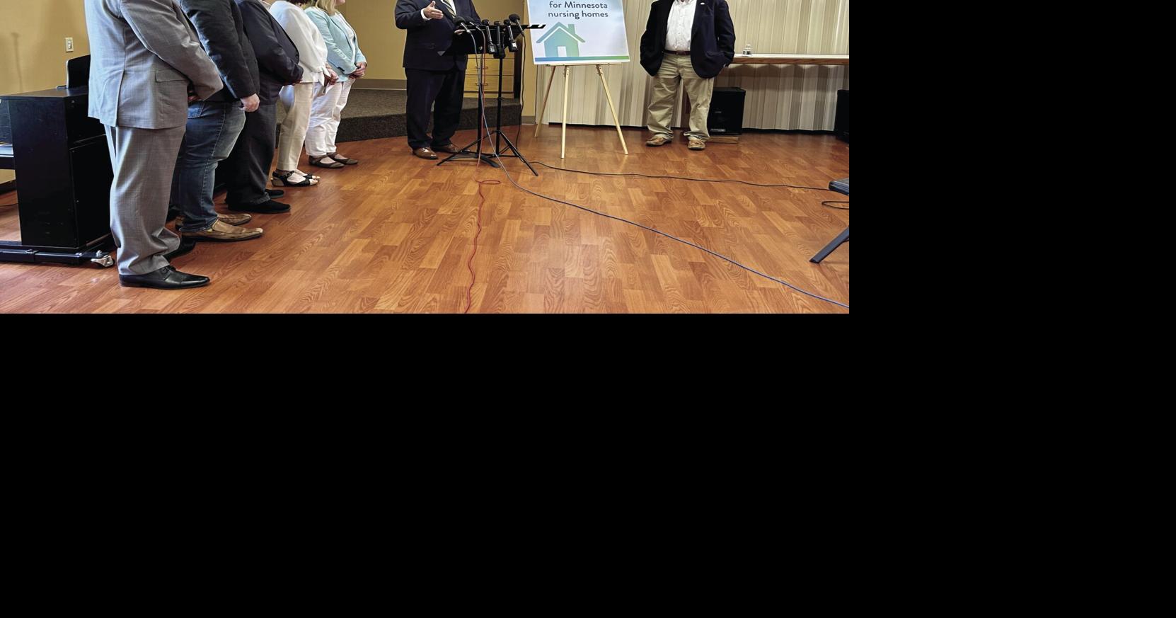 Abeler joins Walz in Coon Rapids to celebrate funds for nursing homes