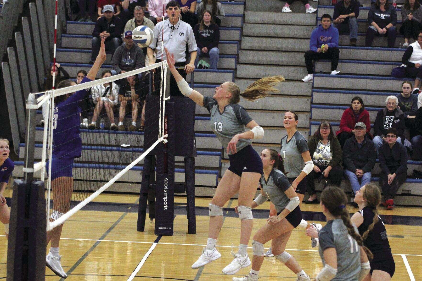 Rebels volleyball reaches section final with wins over Panthers and Crimson