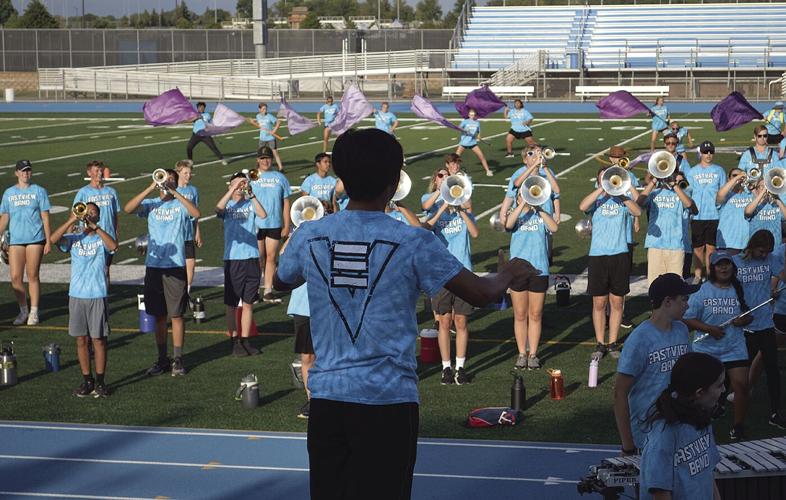 Eastview band performs at March On Free