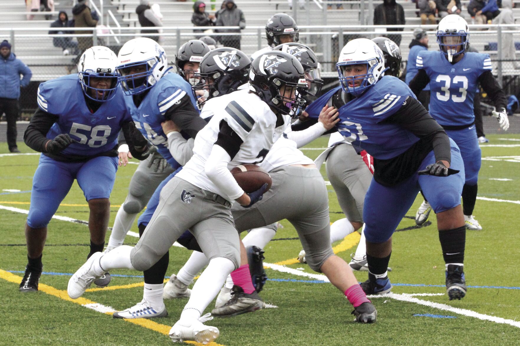 Mustangs football falls to Minneapolis North in section semifinal