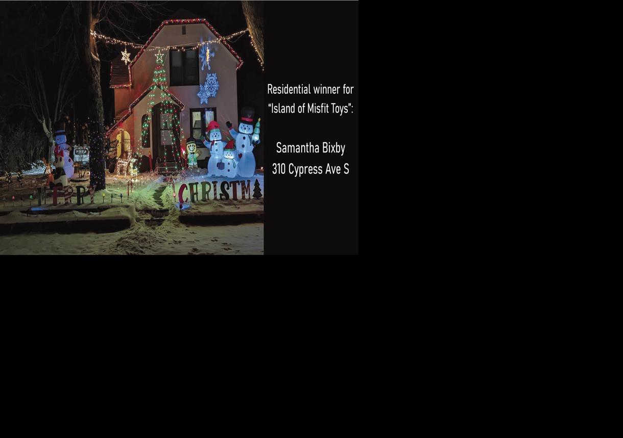 Braham honors Holiday Lights contest winners Local News