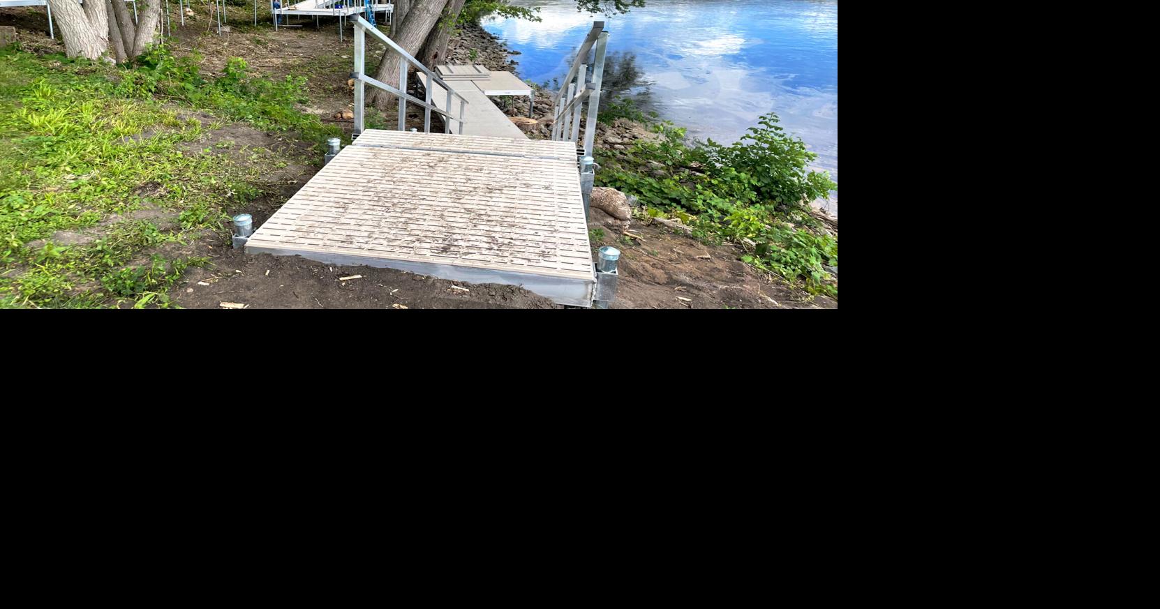 MN Boardwalks manufactures Floating Fishing Pier Docks and