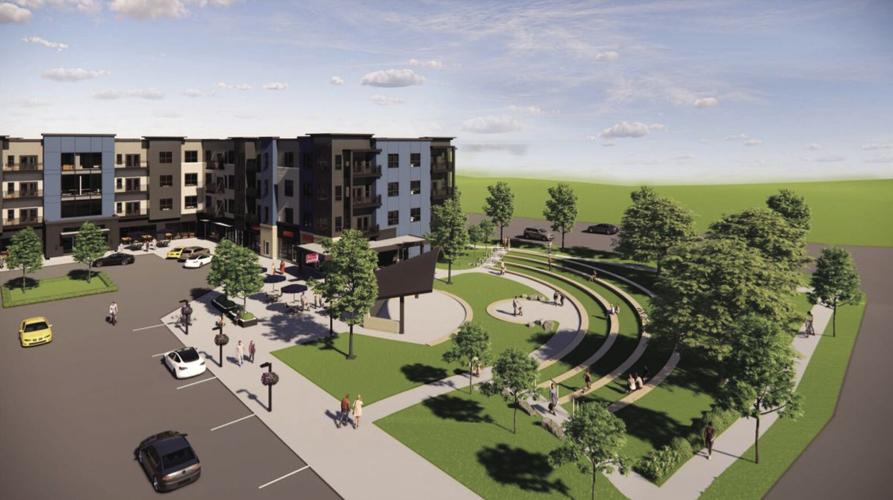 Corcoran looks at the senior center’s revised site plans Government