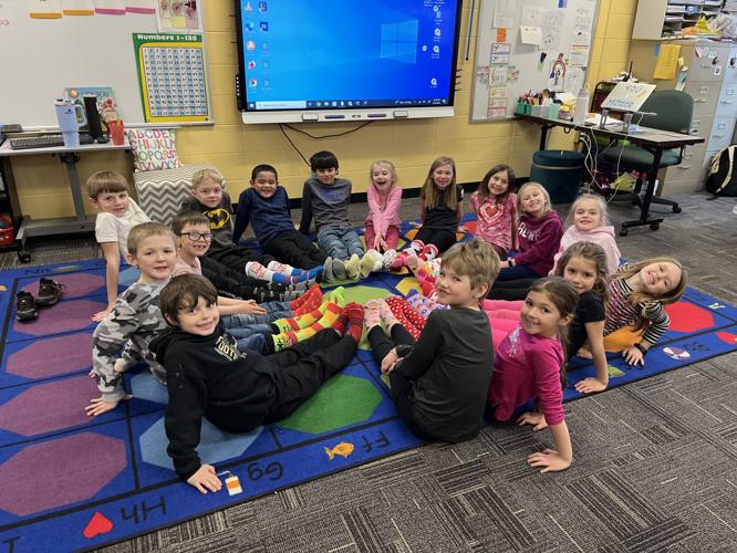 Caledonia Elementary School Celebrates Valentine's Day Community