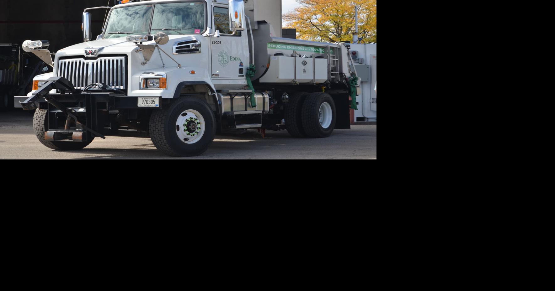 Edina unveils state's first municipal B100 fleet and fuel pump
