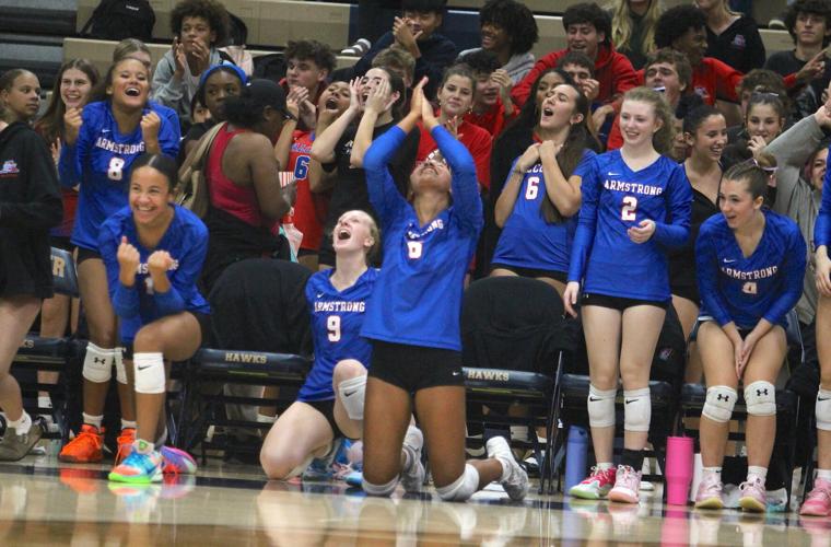 Falcons and Hawks spike and block in district rivalry game | Sports ...