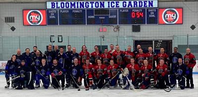 Fire/police play hockey to raise money for VEAP