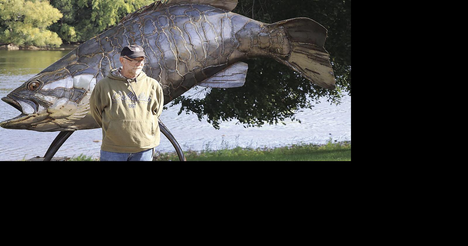 Monticello reels in a keeper with latest public art piece | Local News |  hometownsource.com
