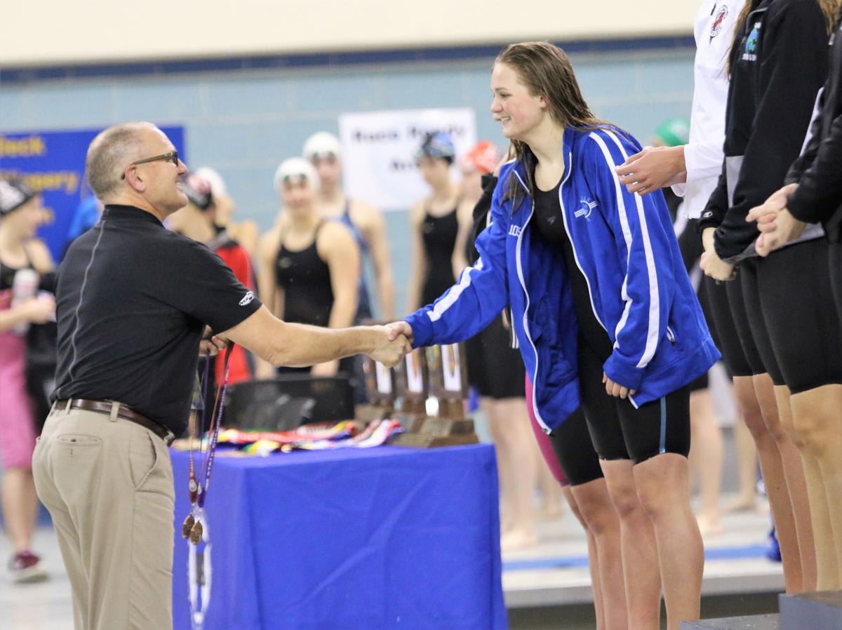 Girls Swimming And Diving Blaine S Schrank Earns 7th At State