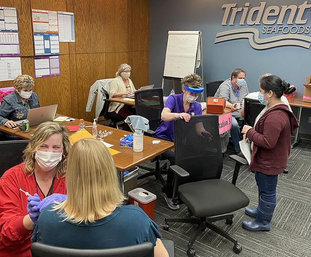 Trident Seafoods employees get vaccine | Morrison County Record |  